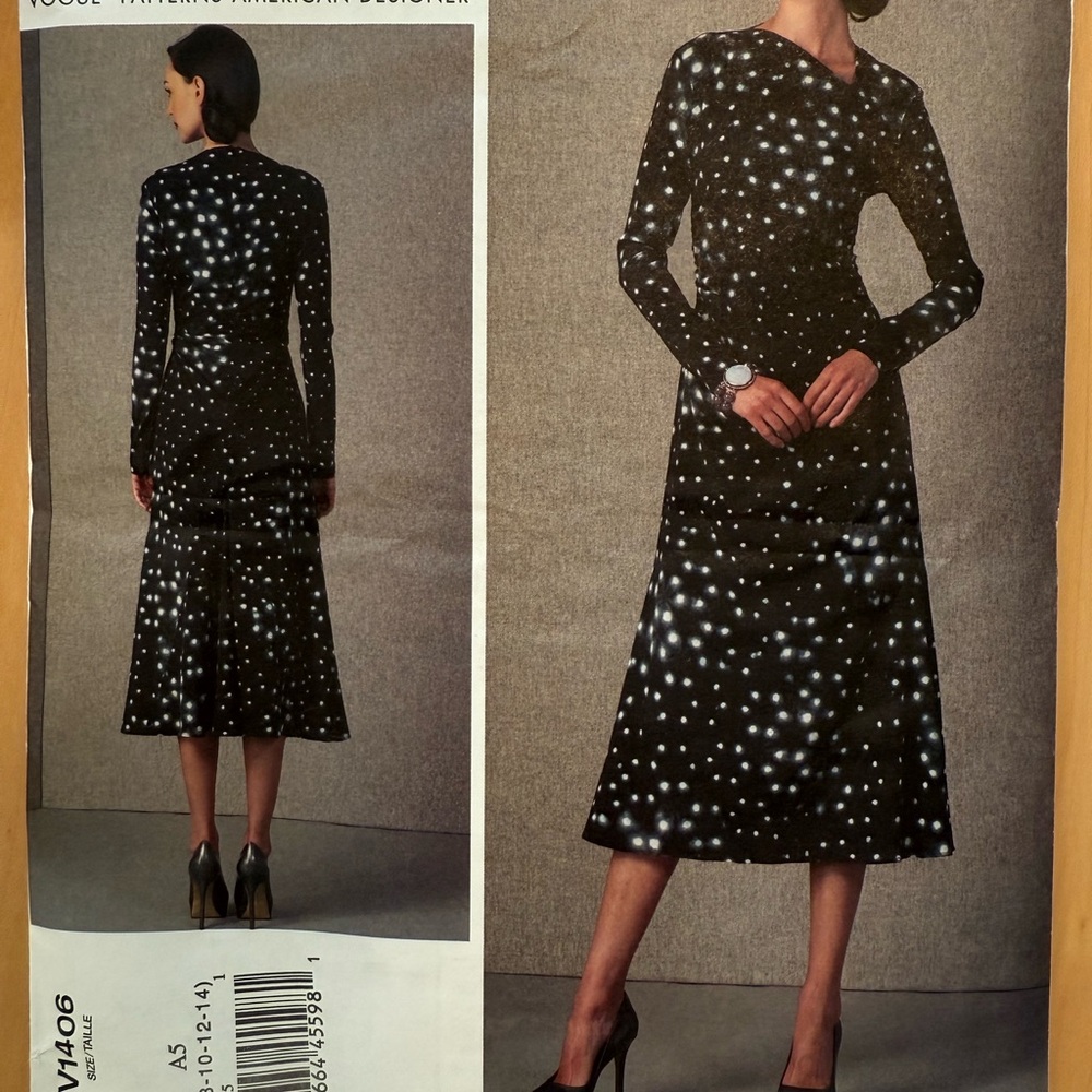 Vogue 1406 Rachel Comey designer sew pattern szs 6-14